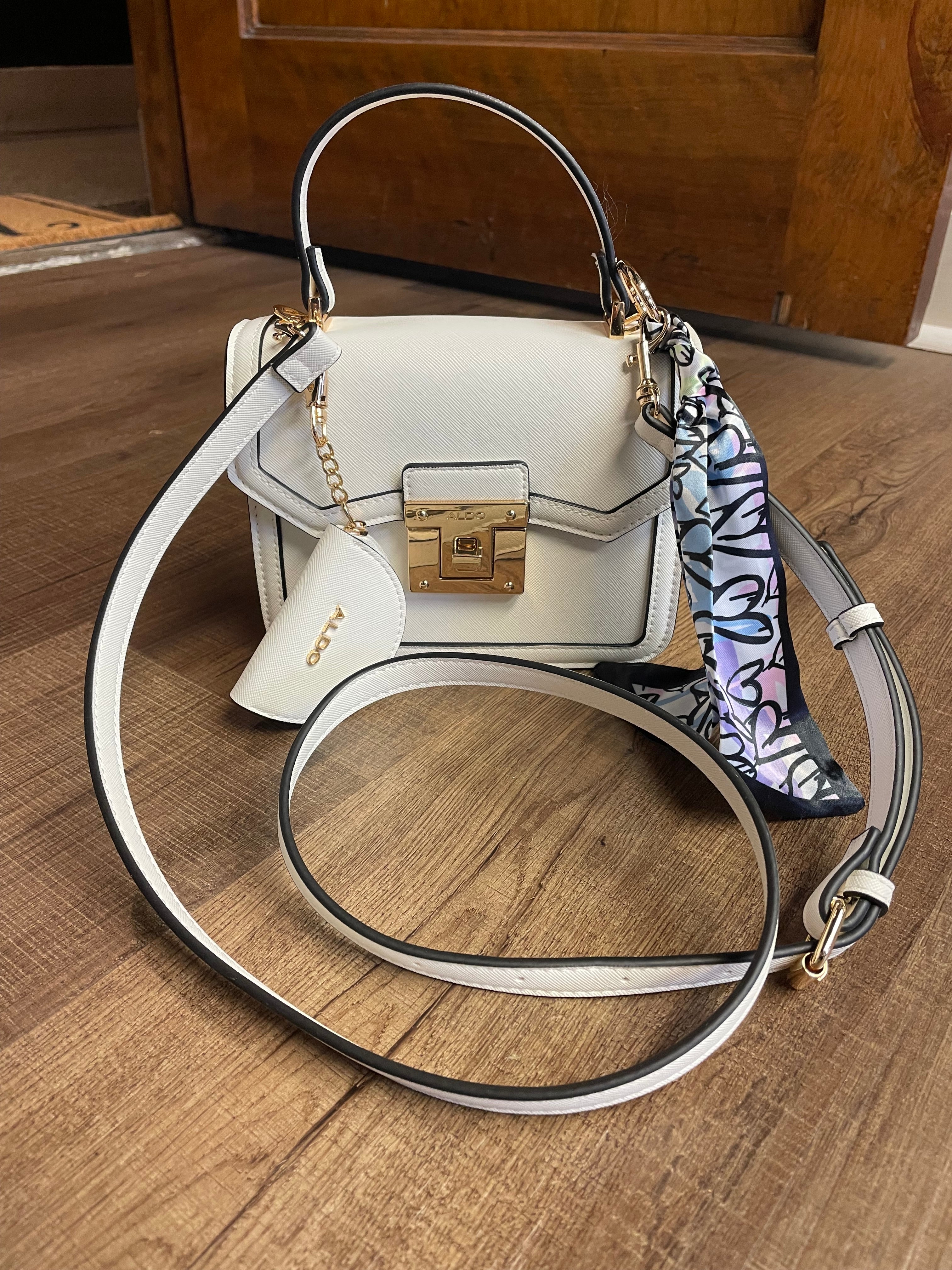 Aldo White Crossbody Handbag