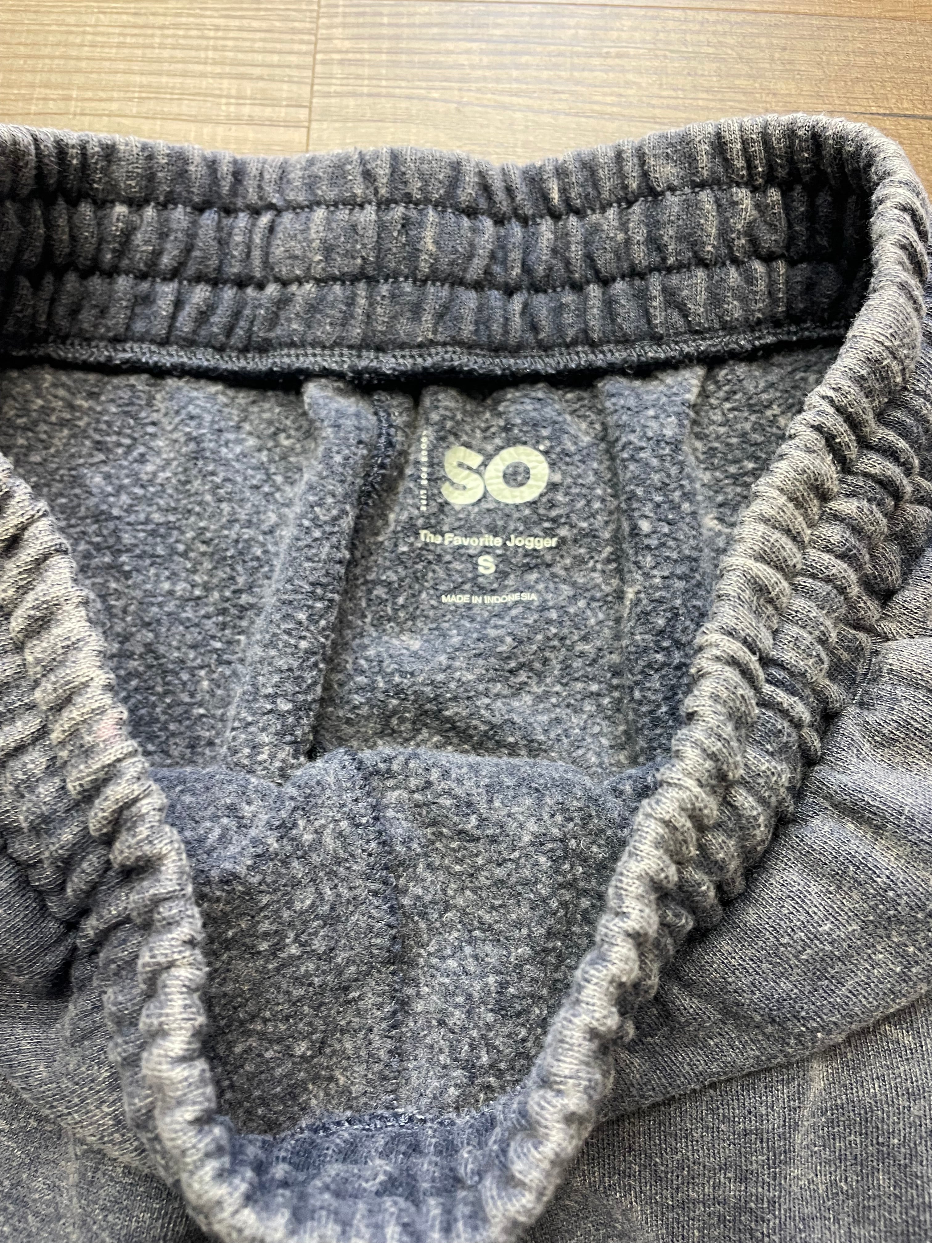 SO The Favorite Jogger in Distressed Blue (S)