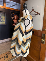 Est 1946 Faux Fur Chevron Print Women's Vest (S)