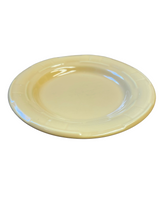Longaberger Pottery Woven Traditions Butternut Yellow 7.25" Plate