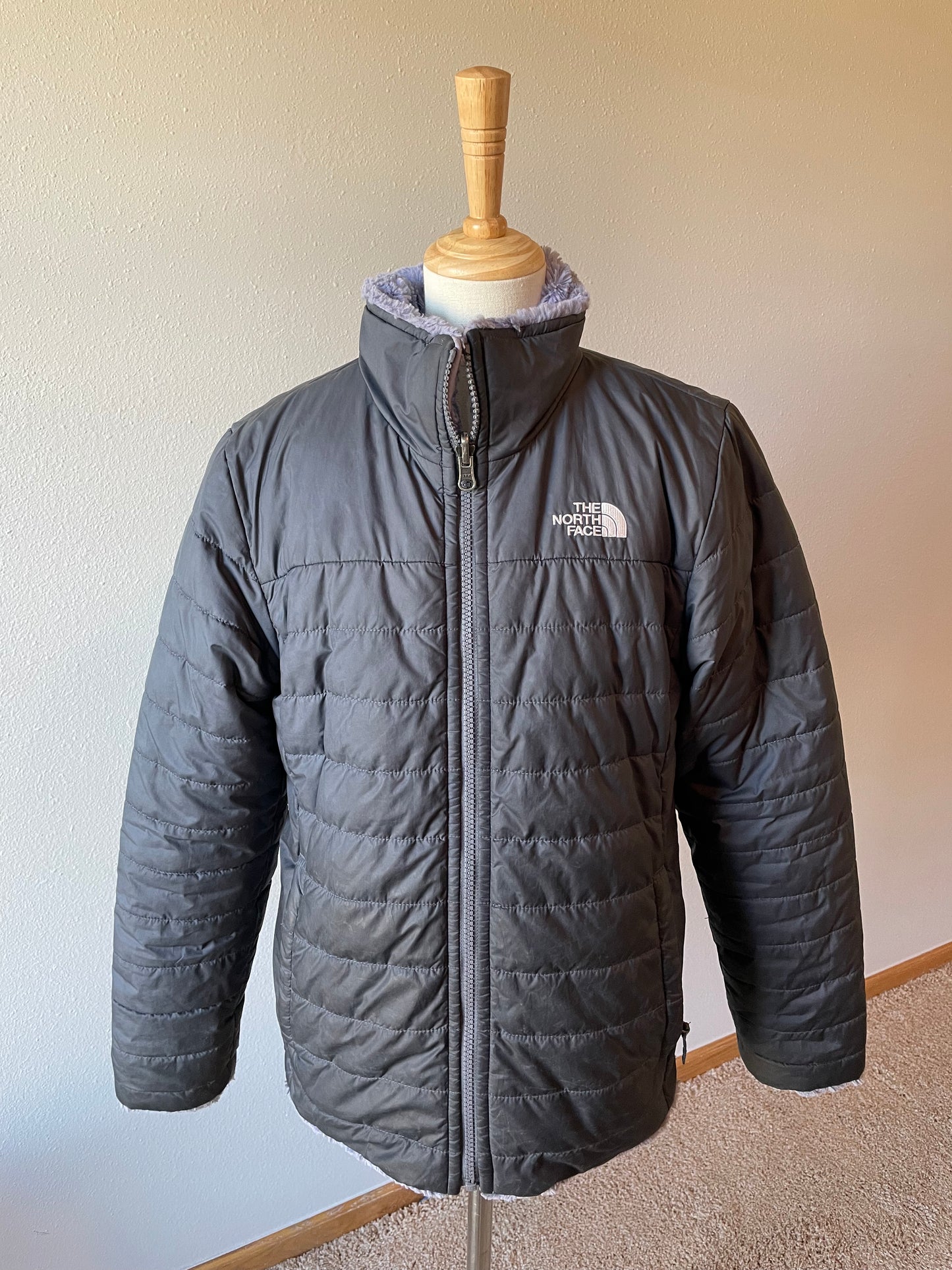 The North Face Reversible Fleece Puffer Jacket (YL)