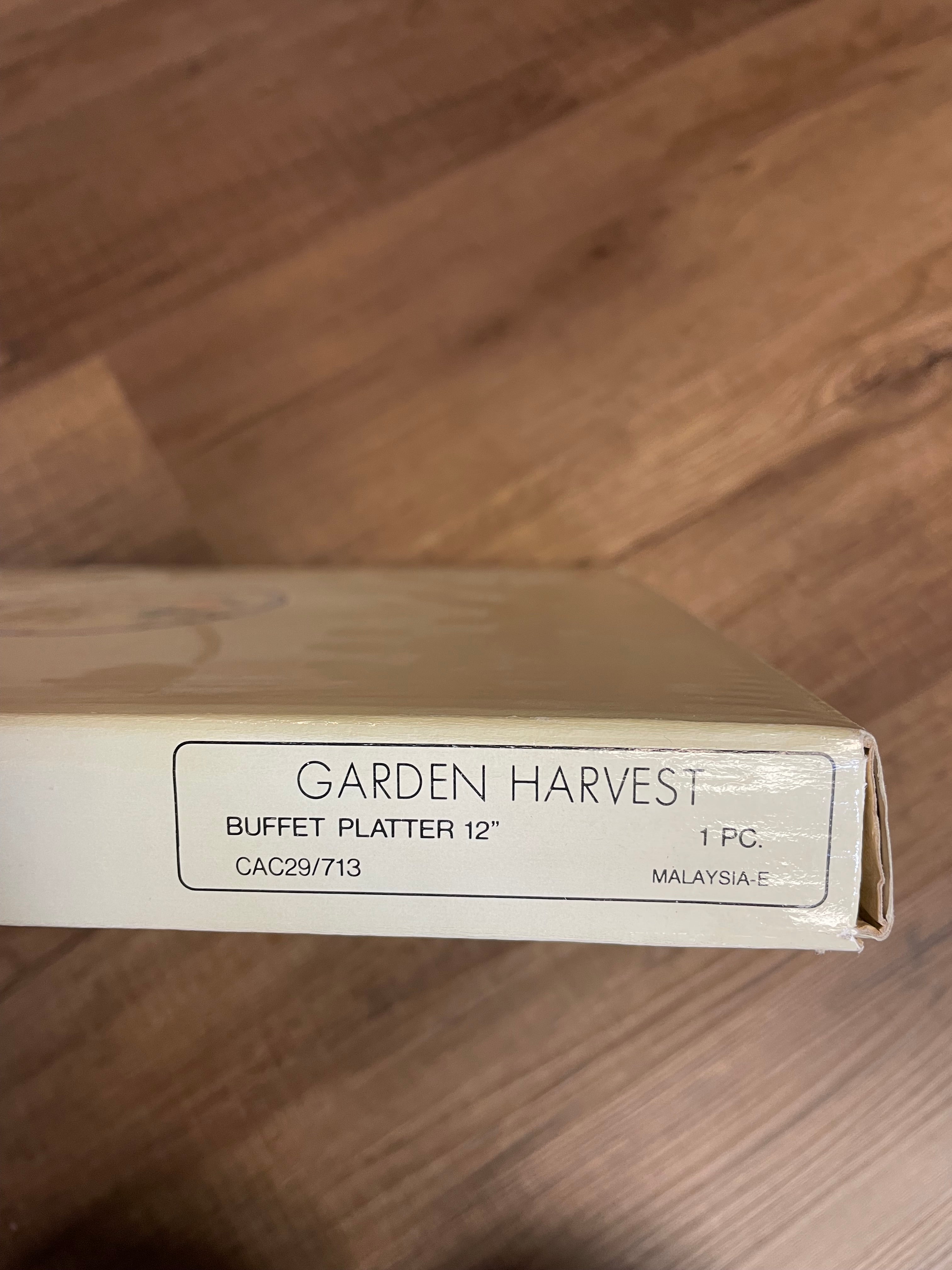 Mikasa Garden Harvest 12" Buffet Platter (NIB)