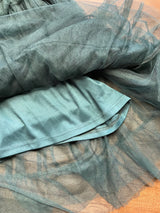 Mliyasan Layered Ruffle Tulle Maxi Skirt (M)