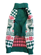 Wynignis Holiday Sweater for Dogs - L Green