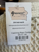 POL NWT Catching Rays Open Knit Cardigan (S)