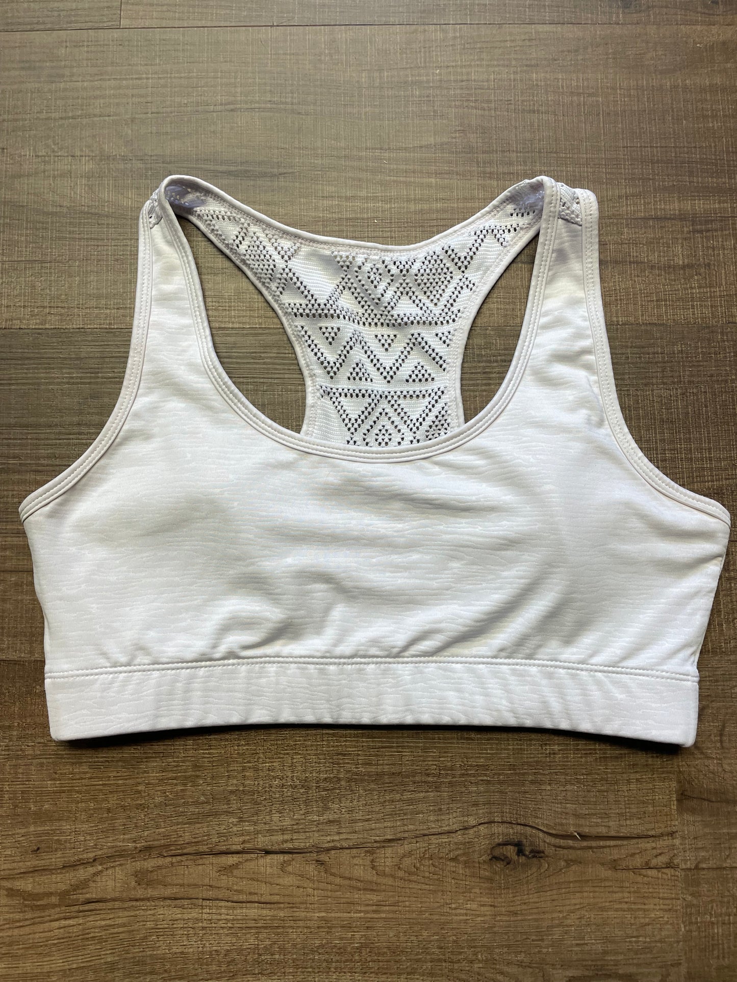 Zyia White Sports Bra (M)