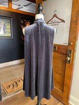 Agnes & Dora Velvet Mock Neck Tunic Dress (XL)