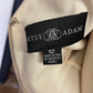 Betsy & Adam Metallic Dress with Draped Arms (12)