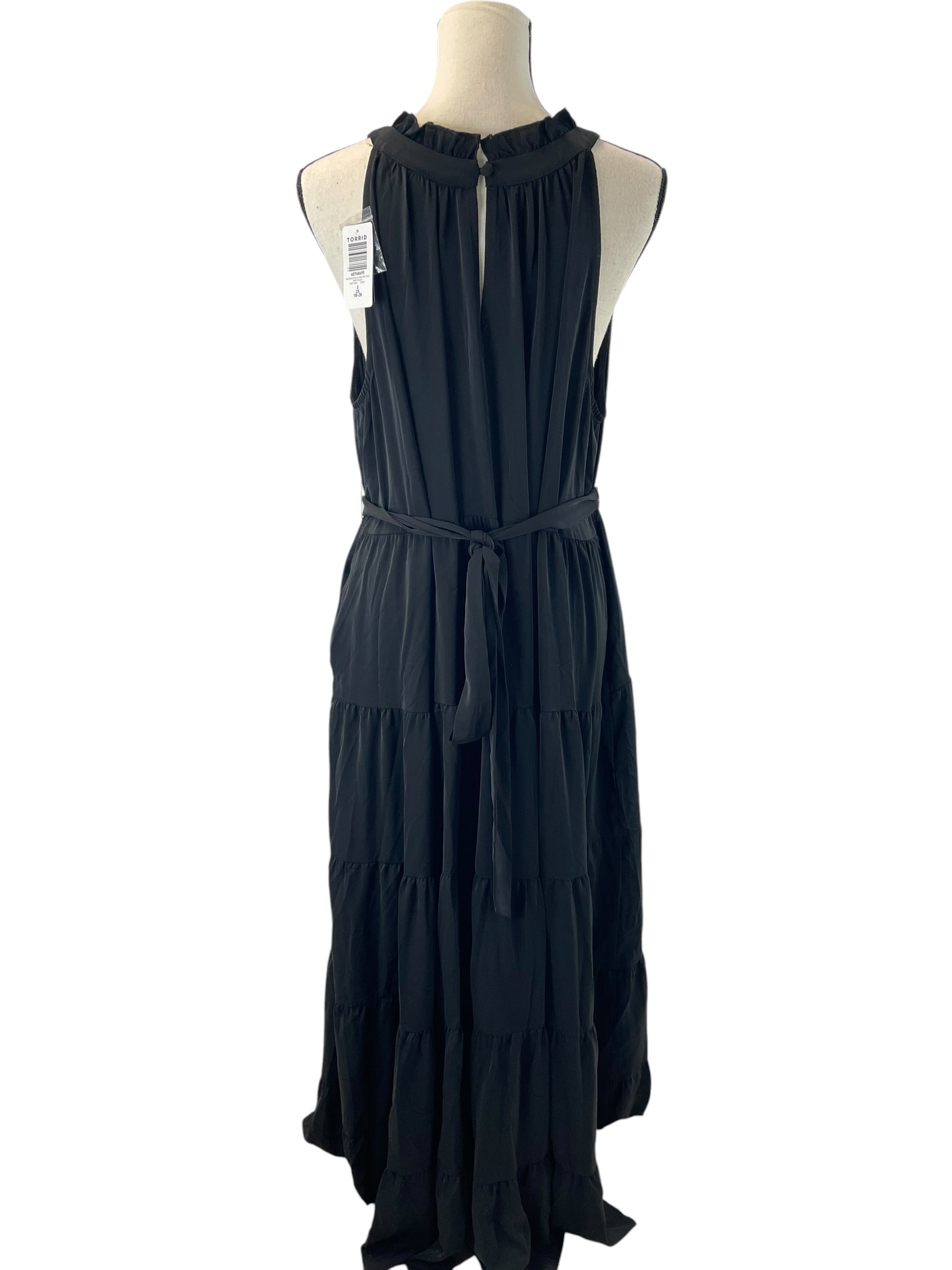 Torrid NWT Max Studio Crepe De Chine Tiered Dress (2X) - BinxBerry Consignment