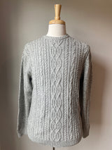 Roundtree & Yorke Wool Blend Cable Knit Sweater (M)
