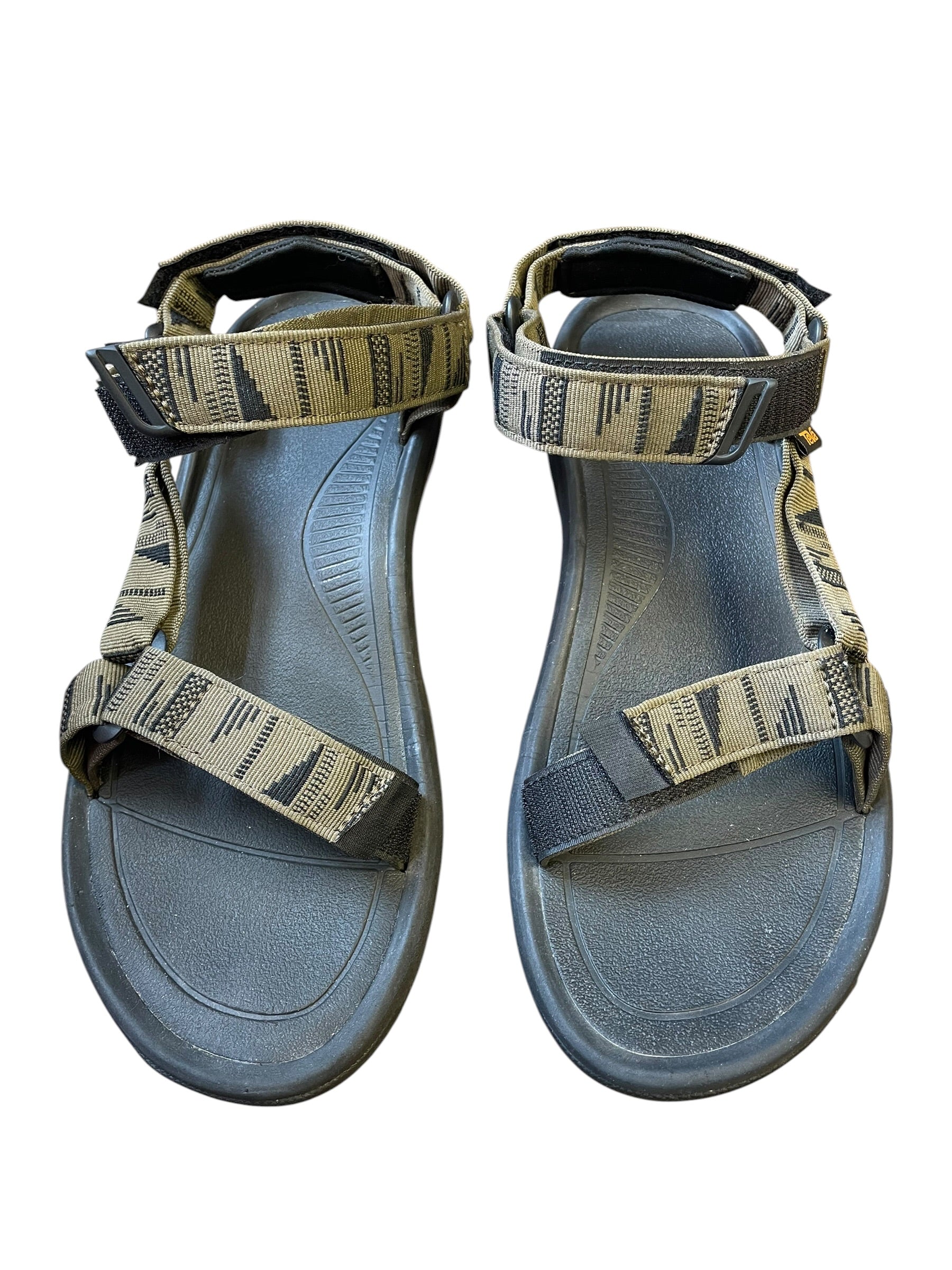 Teva Men's Hurricane Olive and Black Outdoor Sandals (12)