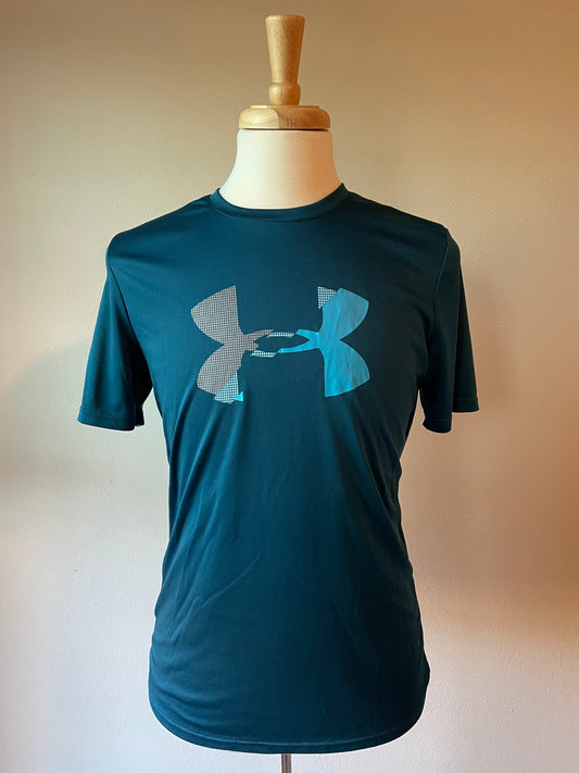 Under Armour Heat Gear Teal Tee (S)