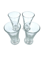 Tapered Glass 2oz Shot Glasses (set of 4)