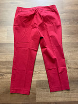 Loft Original Ankle Red Slacks (12P)