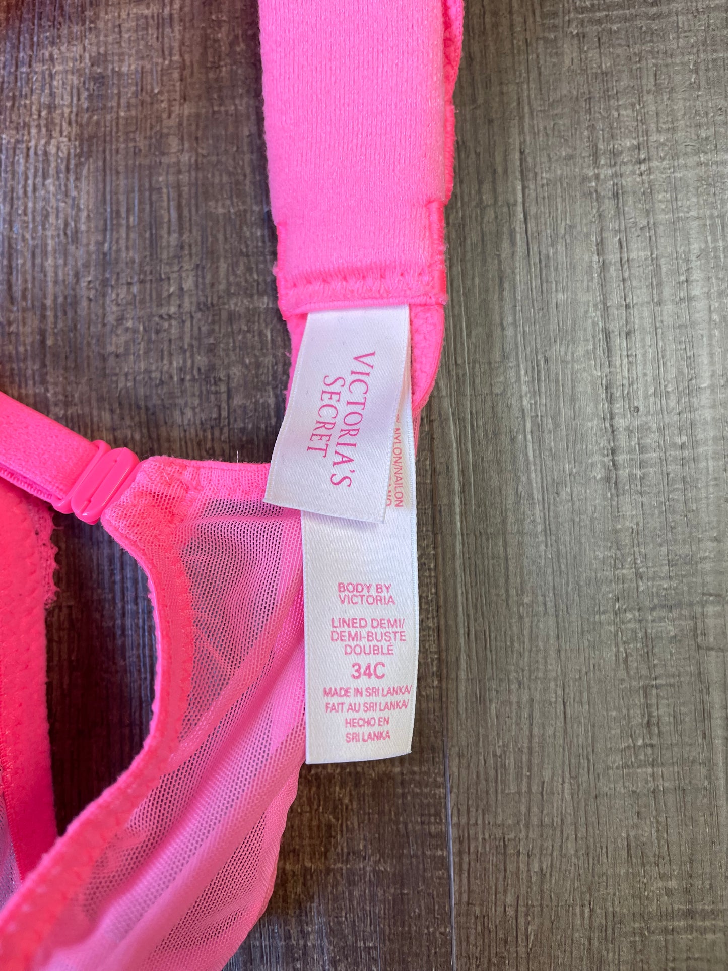 Body by Victoria Lined Demi Bra (34C)