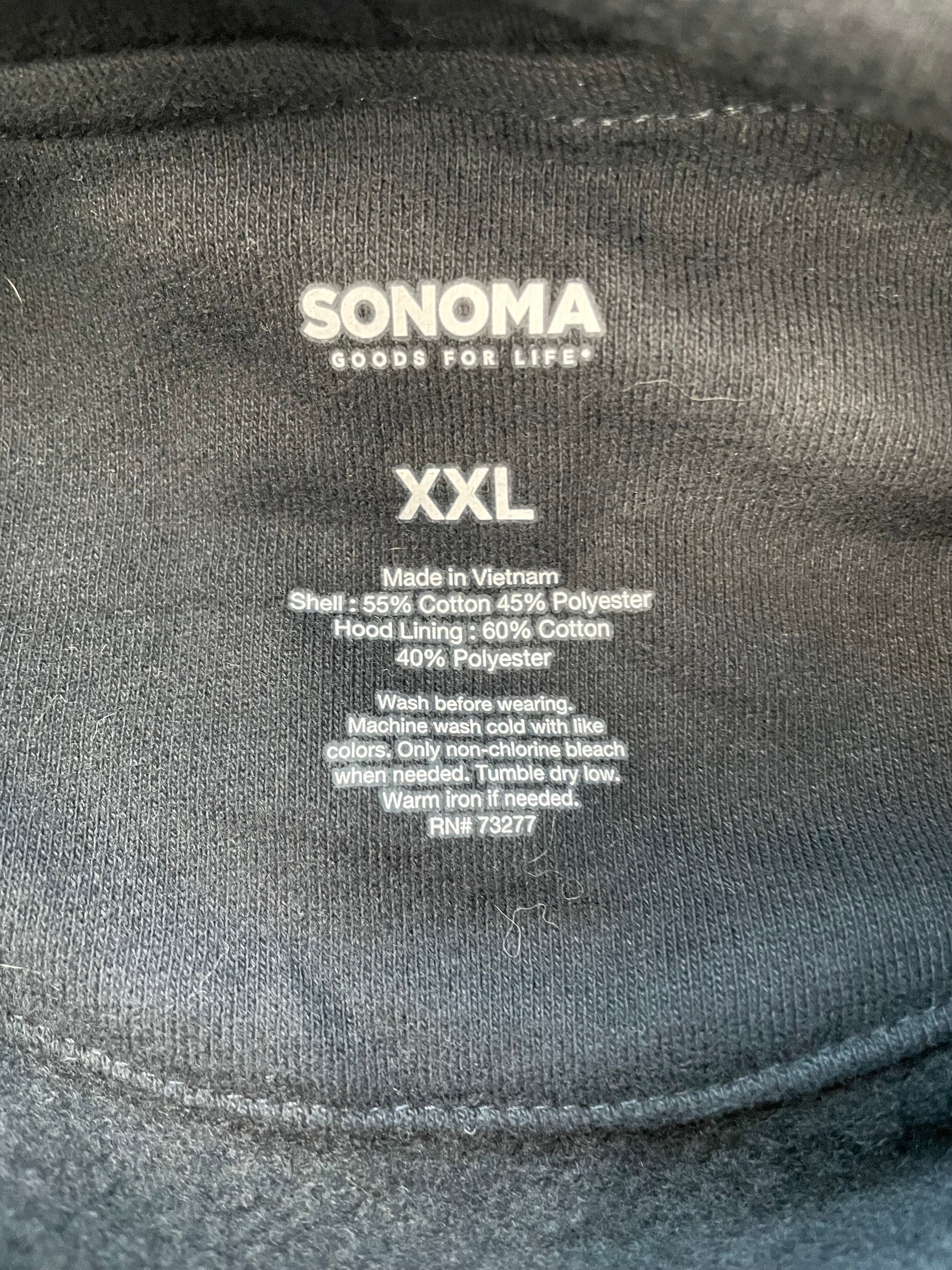 Sonoma NWT Men's The Supersoft Fleece Hoodie (XXL) - BinxBerry Consignment