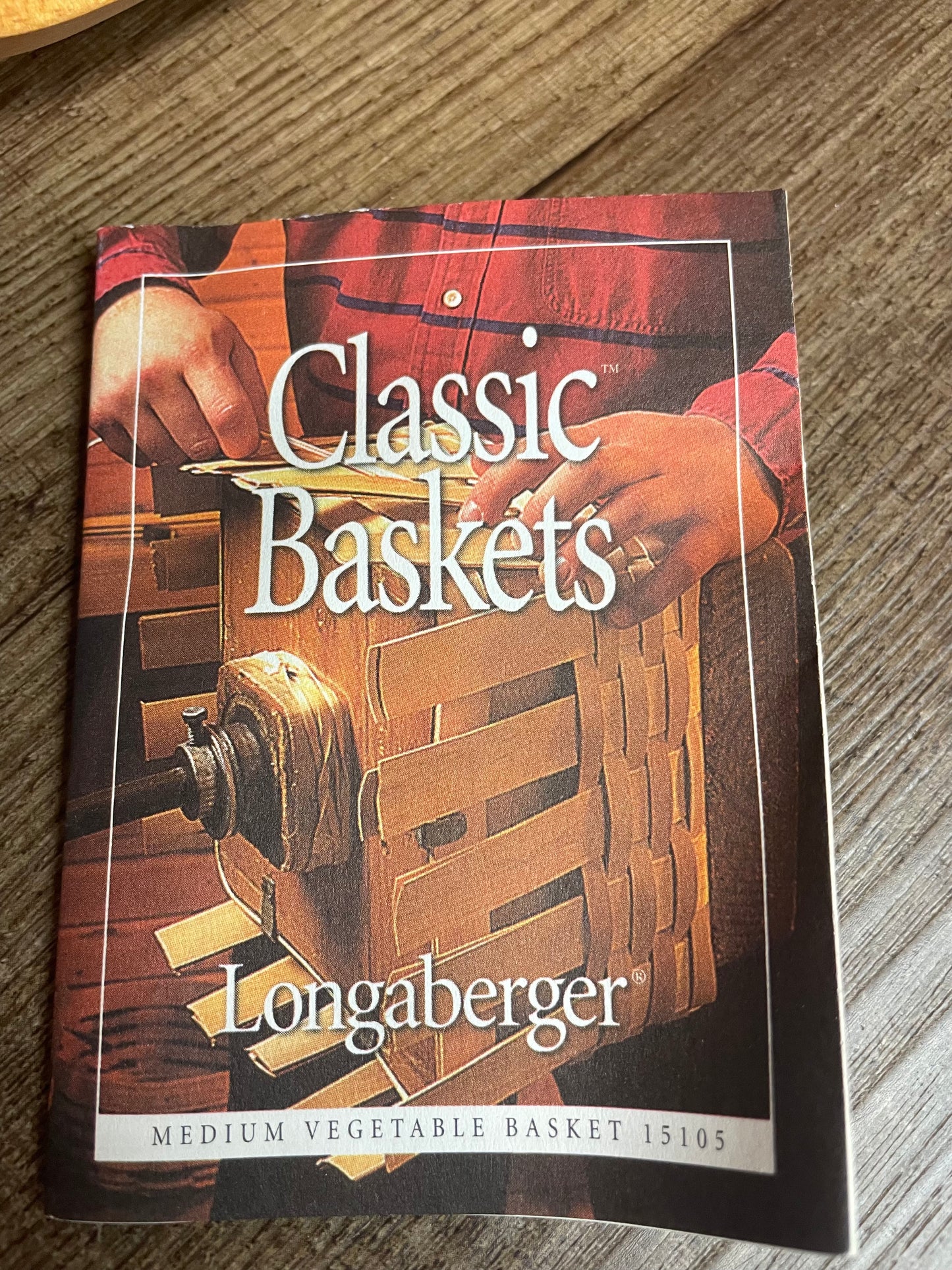 Longaberger Medium Vegetable Basket & Protector