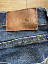 L.L. Bean Men's Dark Wash Jeans (36x29)
