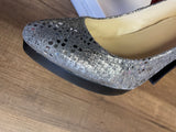 Calvin Klein Emmy Metallic Snake Heels (9.5)