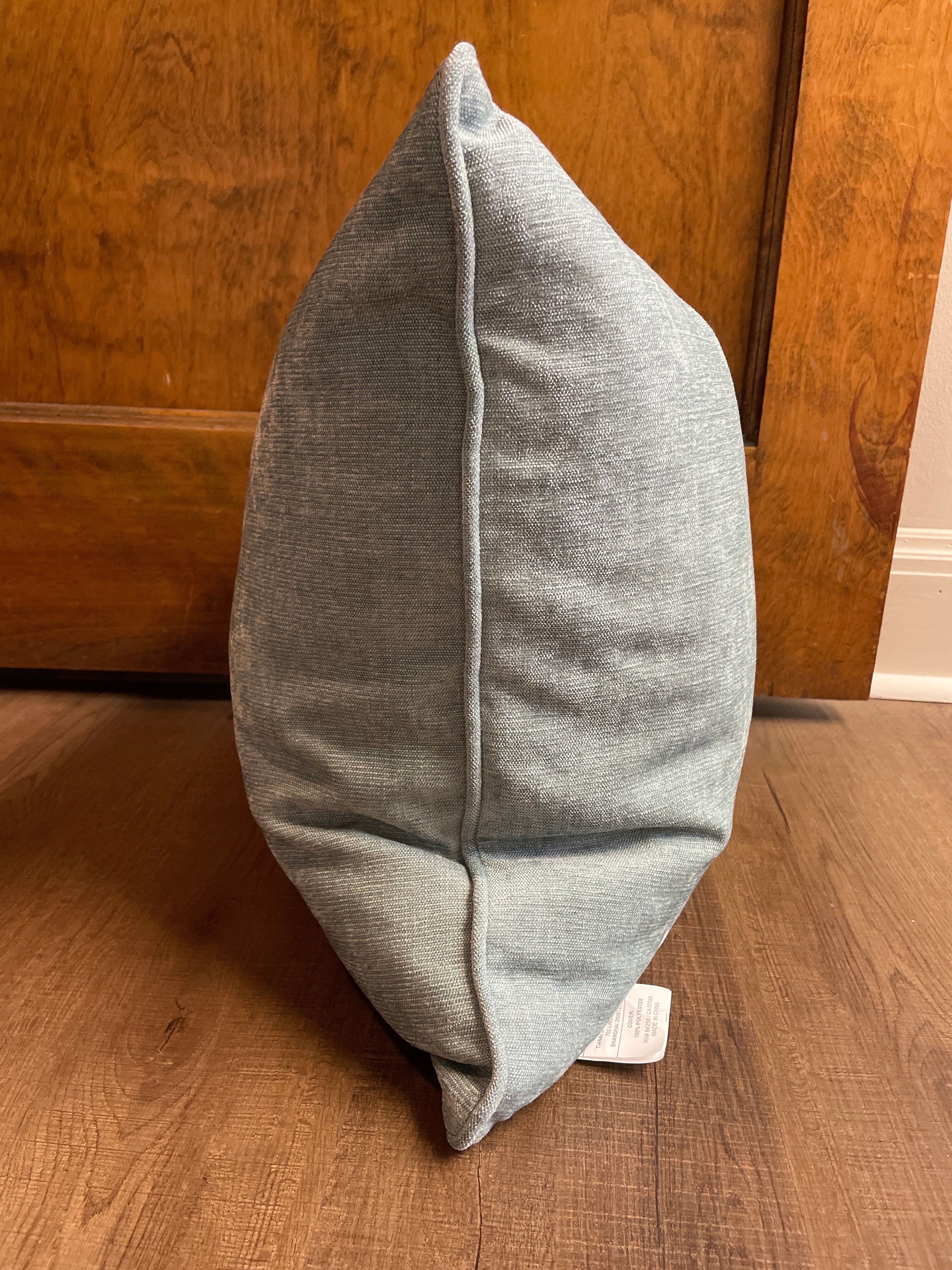 Plush 19" Throw Pillow with Waterfowl Feather Inserts