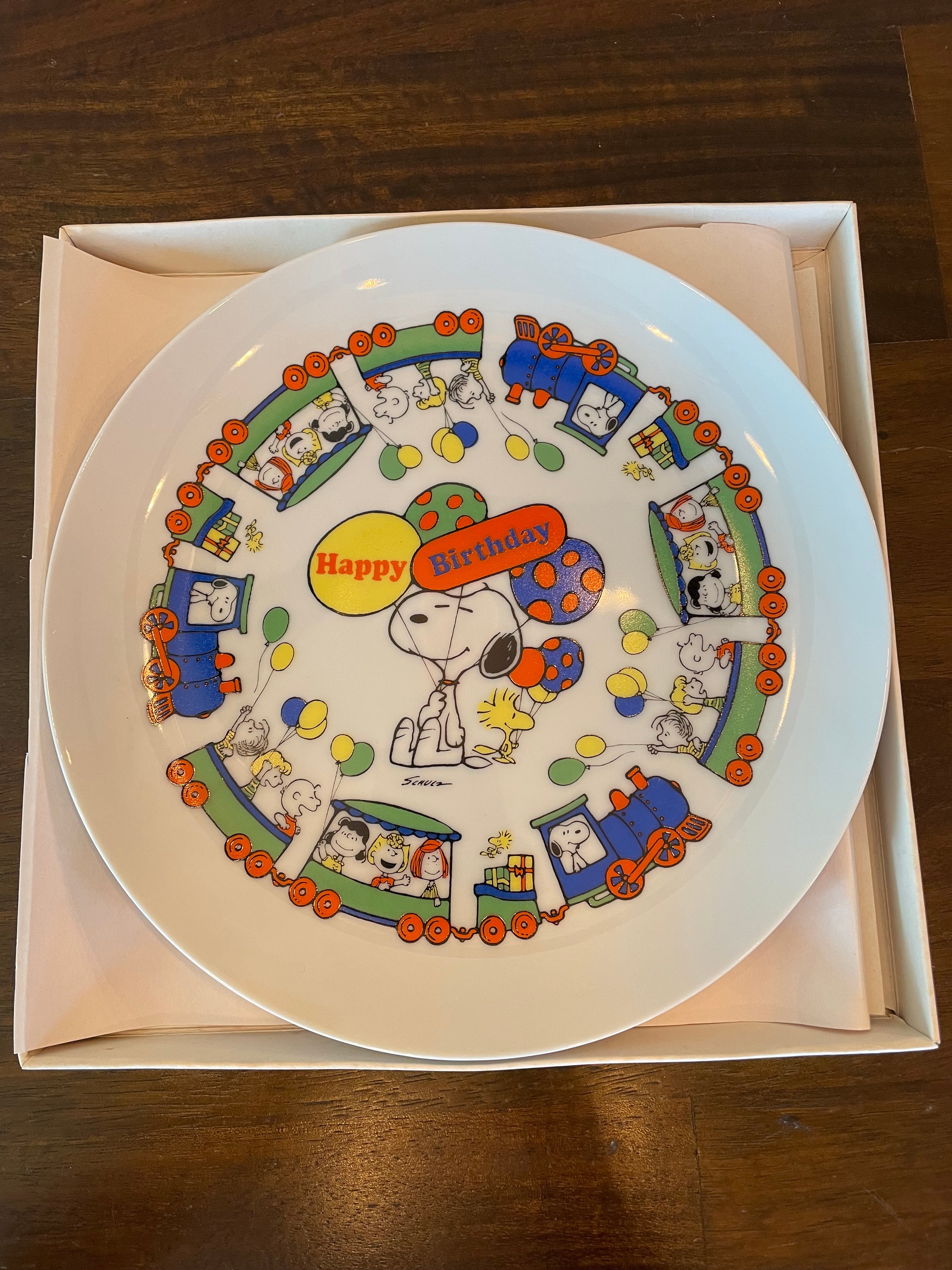 Peanuts Birthday 9" Collectible Plate