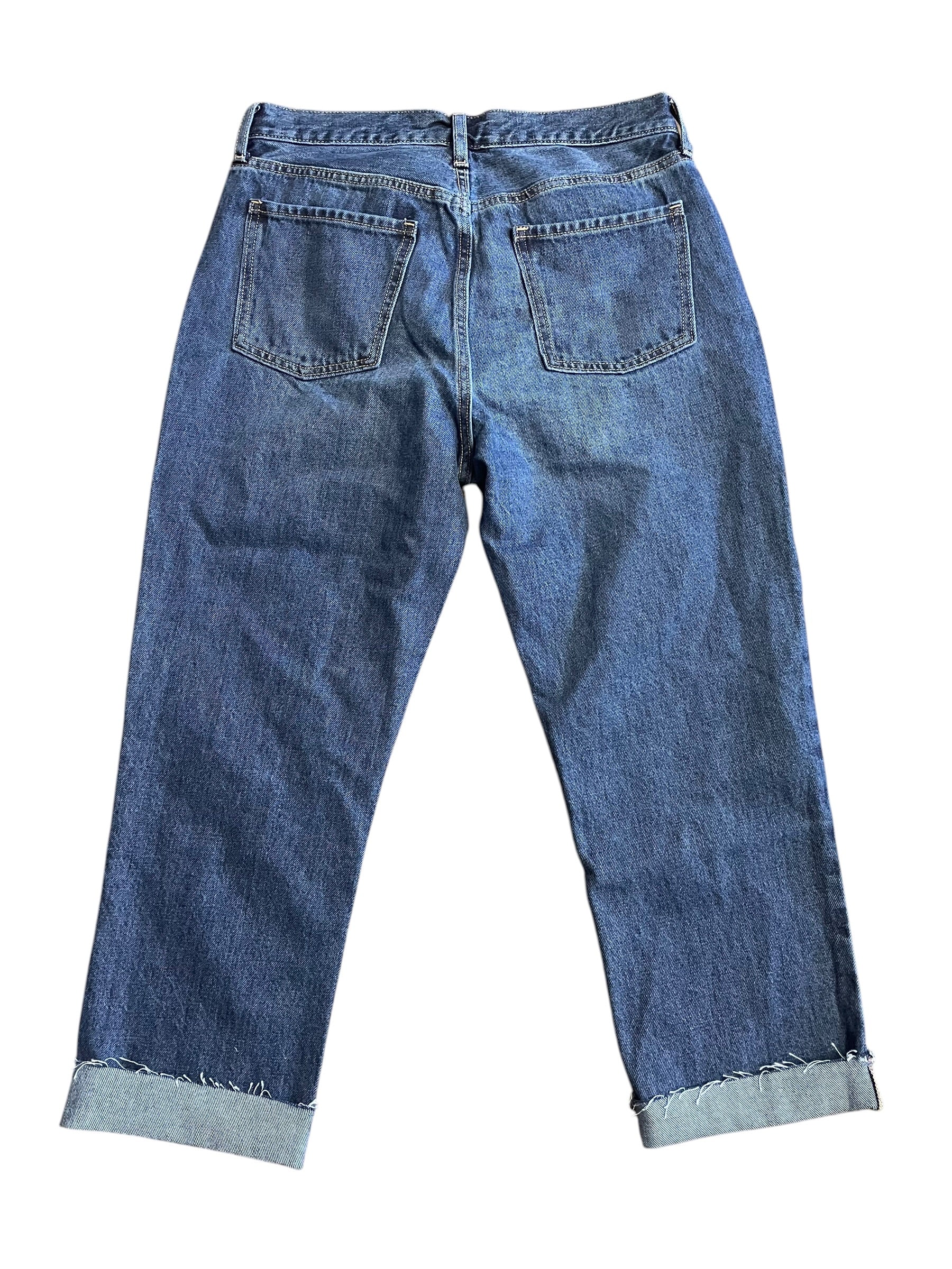 Old Navy Women's NWT High Rise Slouchy Straight Ankle Jeans (8)
