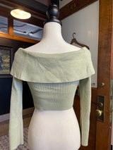 Wild Fable Cowlneck Ribbed Midi Sweater (S)
