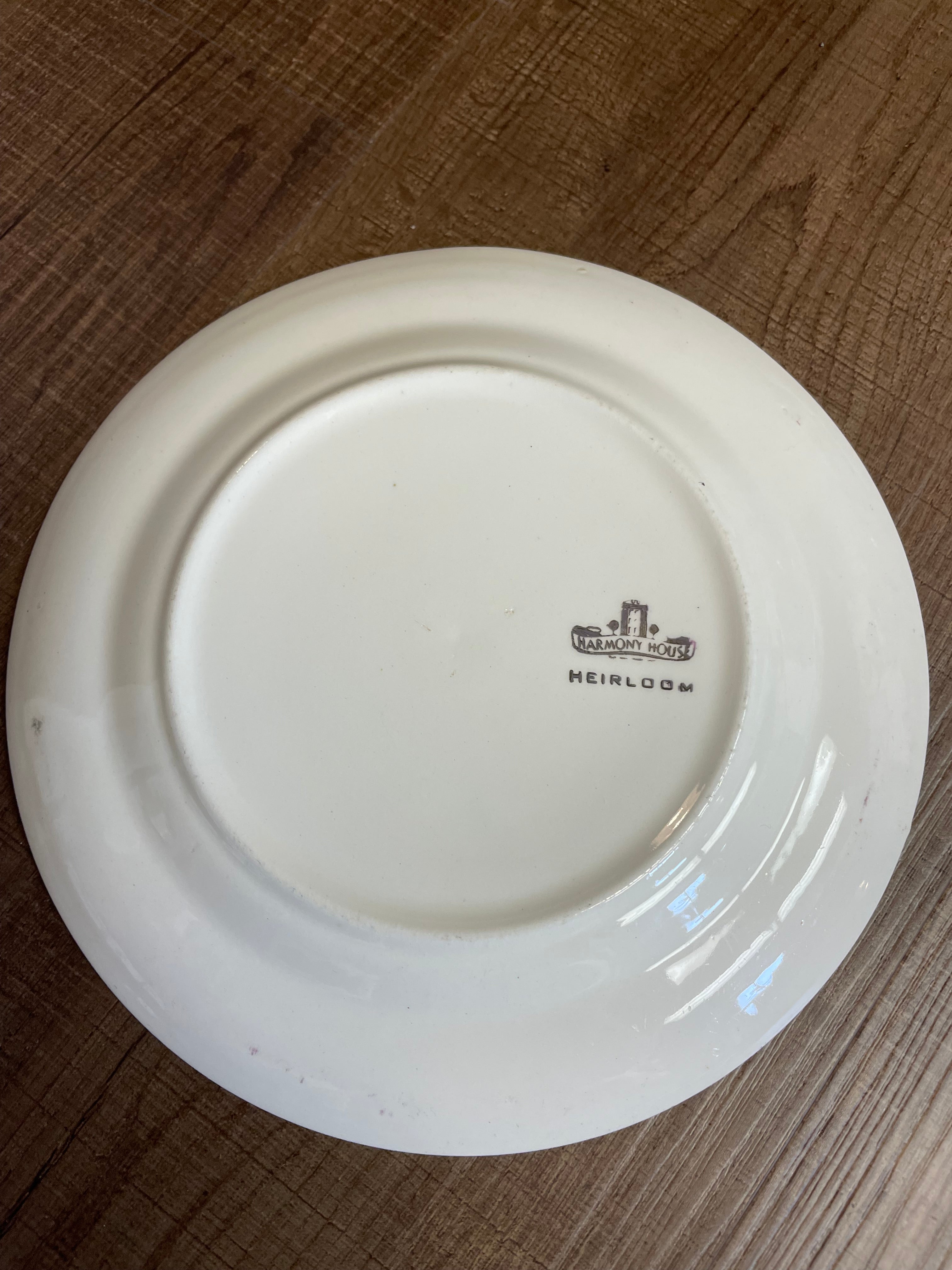 Heirloom by Harmony House 7" Plate