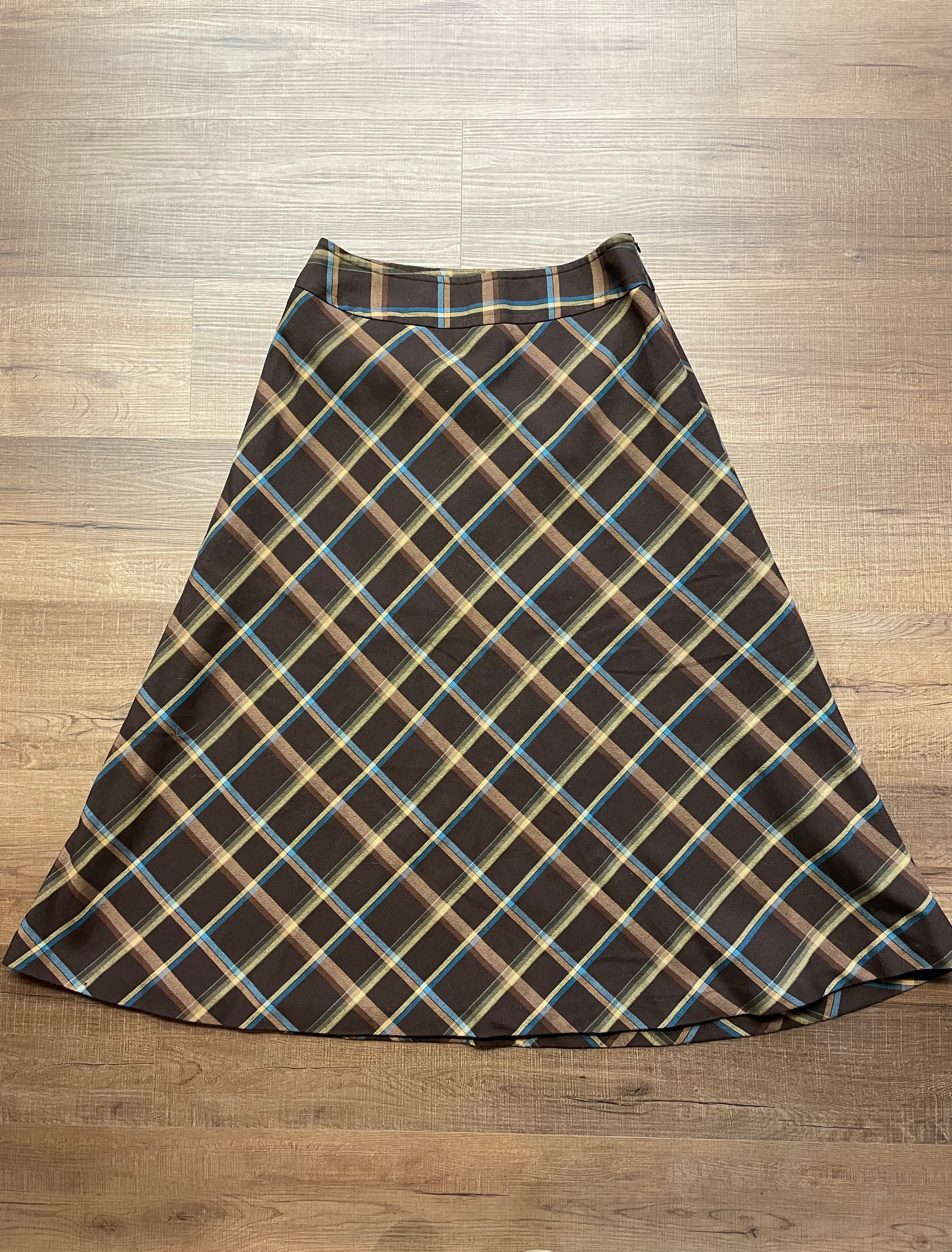 East 5th Vtg Plaid Skirt (10)