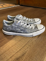Converse All Star Women's Heathered Gray Sneakers (9)