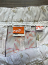 Puma Sport Lifestyle White Plaid Shorts (W30)