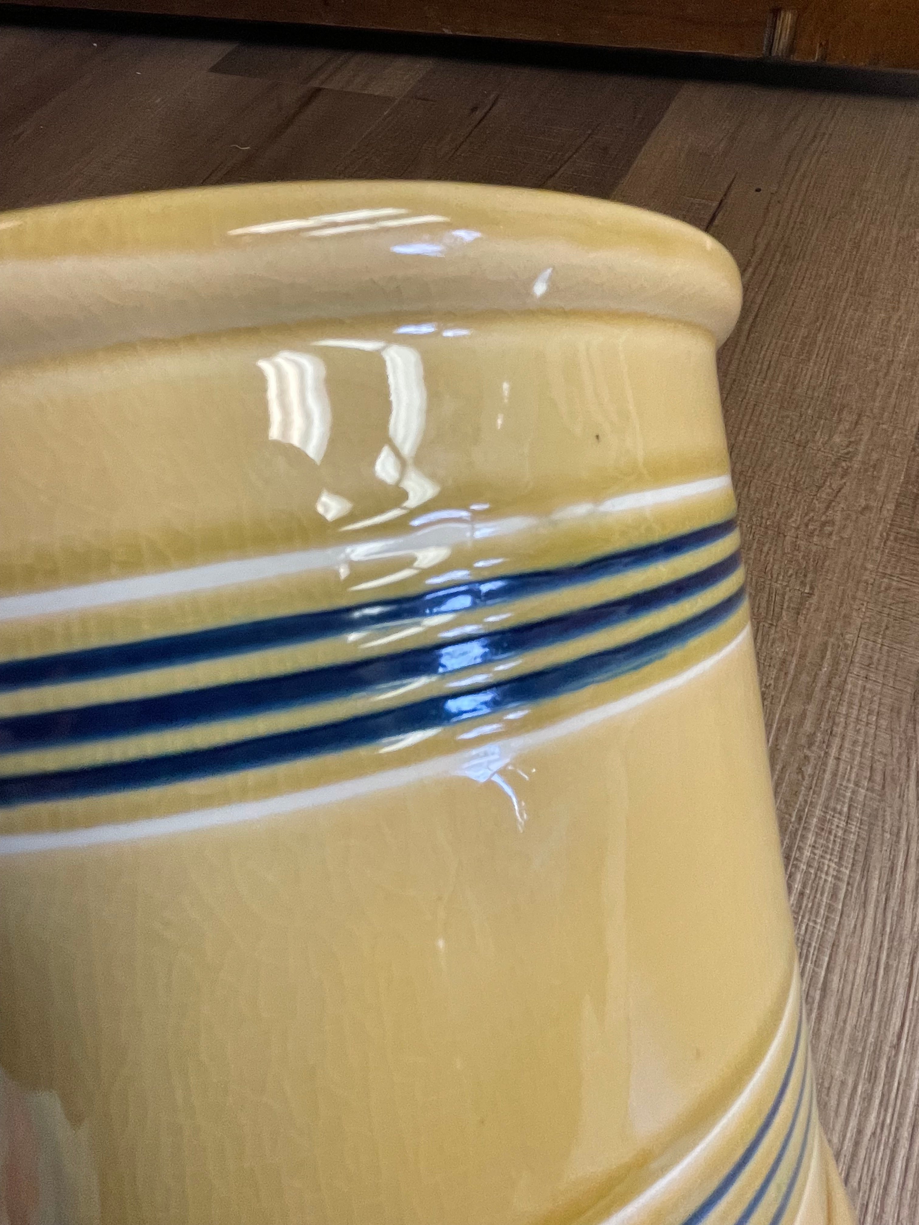 Vintage Yellow Ware Collection 7.25" Canister