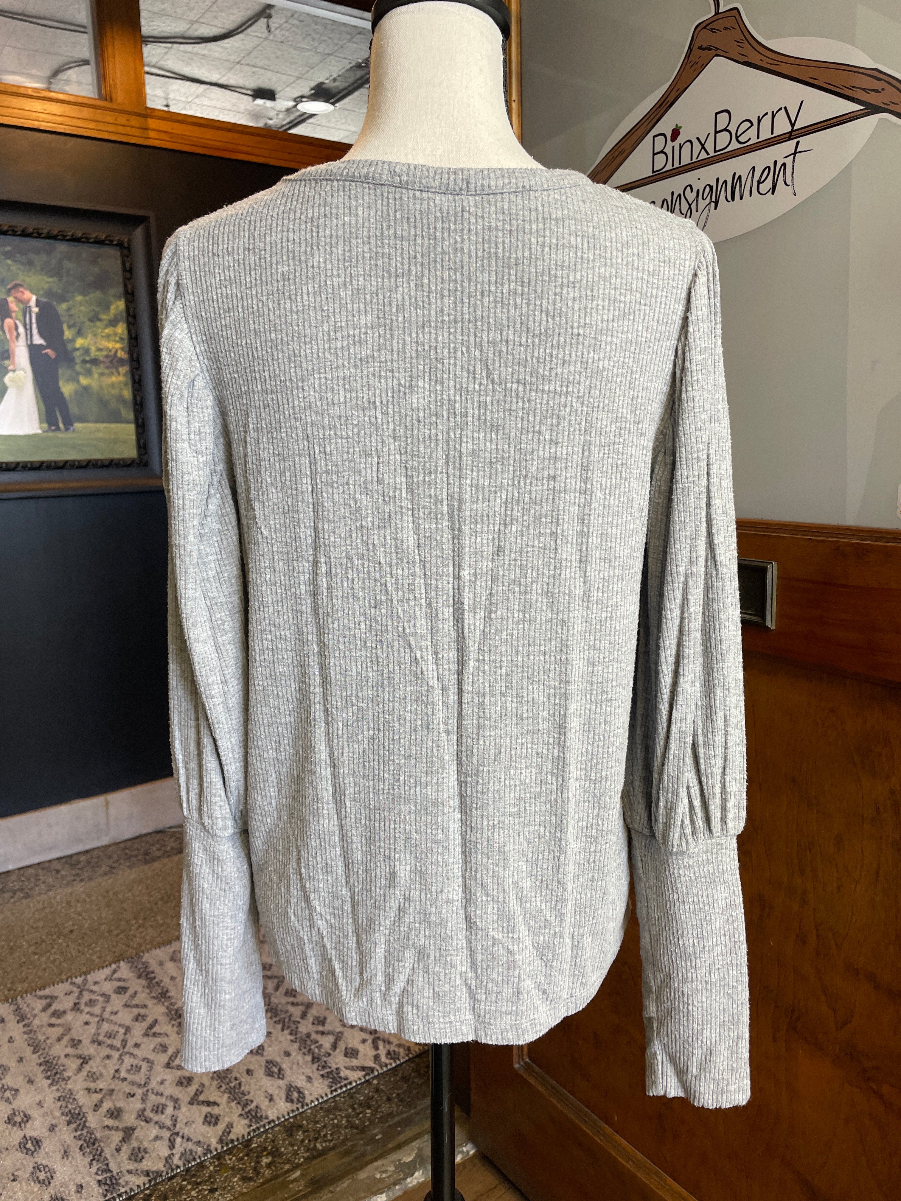 Evereve Ribbed Top (M)