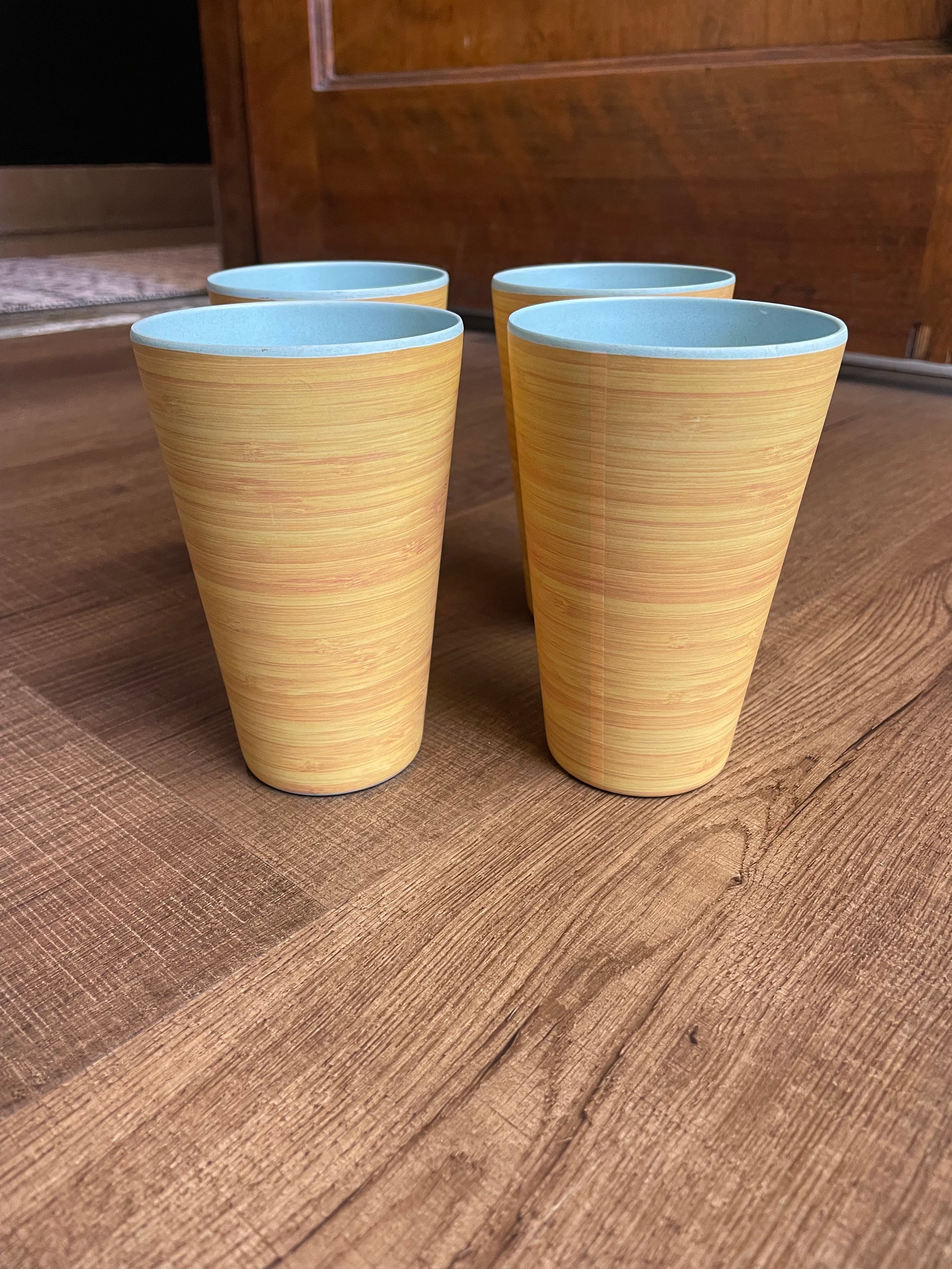 Set of 4 Plastic 16oz Cups