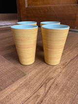 Set of 4 Plastic 16oz Cups