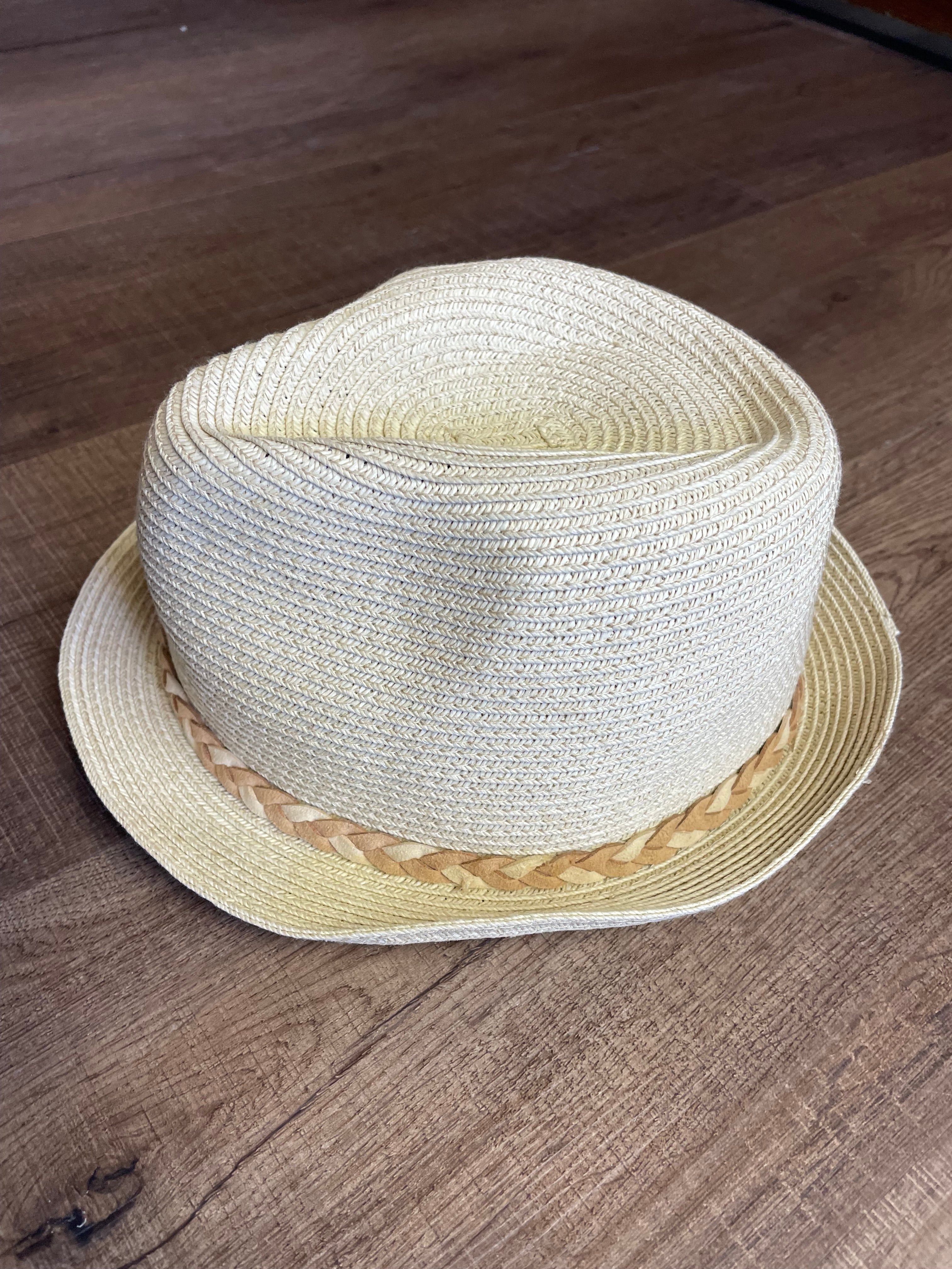 Nine West Straw Women's Fedora Hat - BinxBerry Consignment