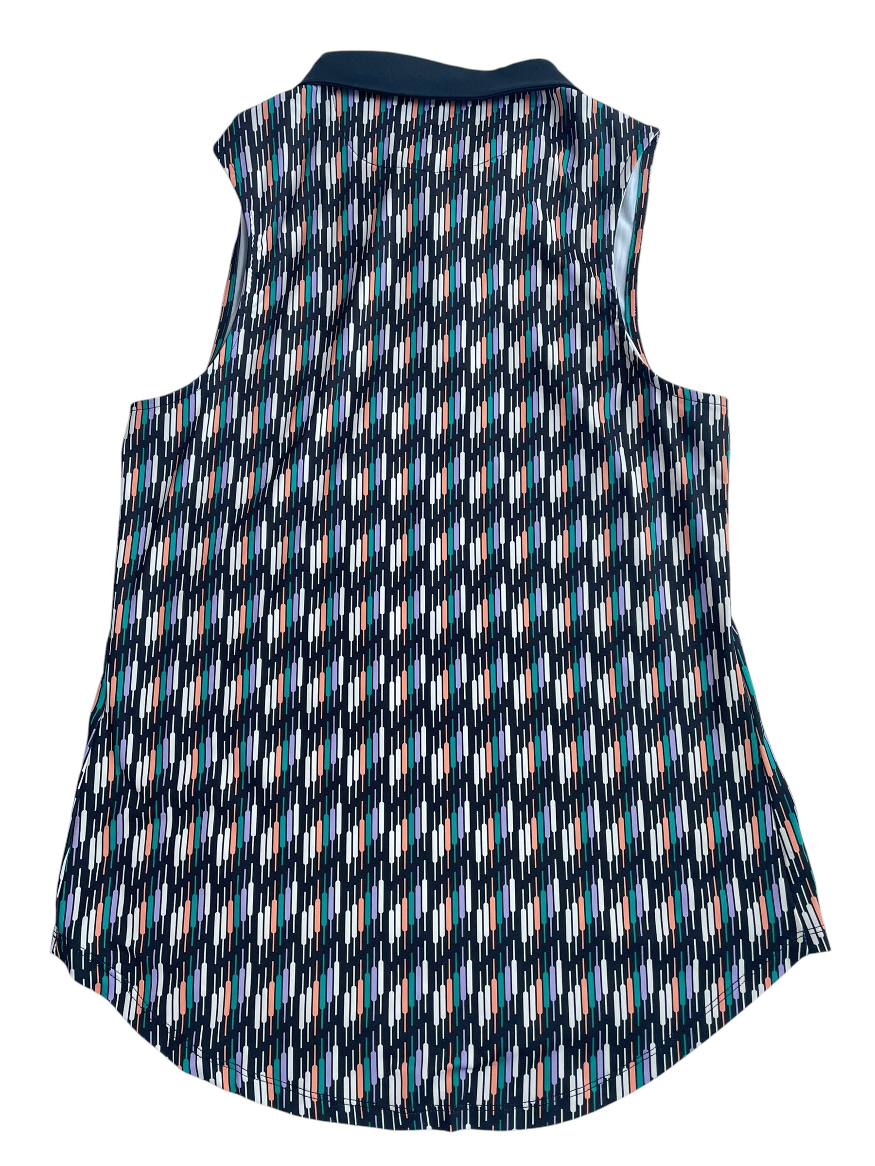 Bad Birdie Women's Vertical Print Sleeveless Top (XL)
