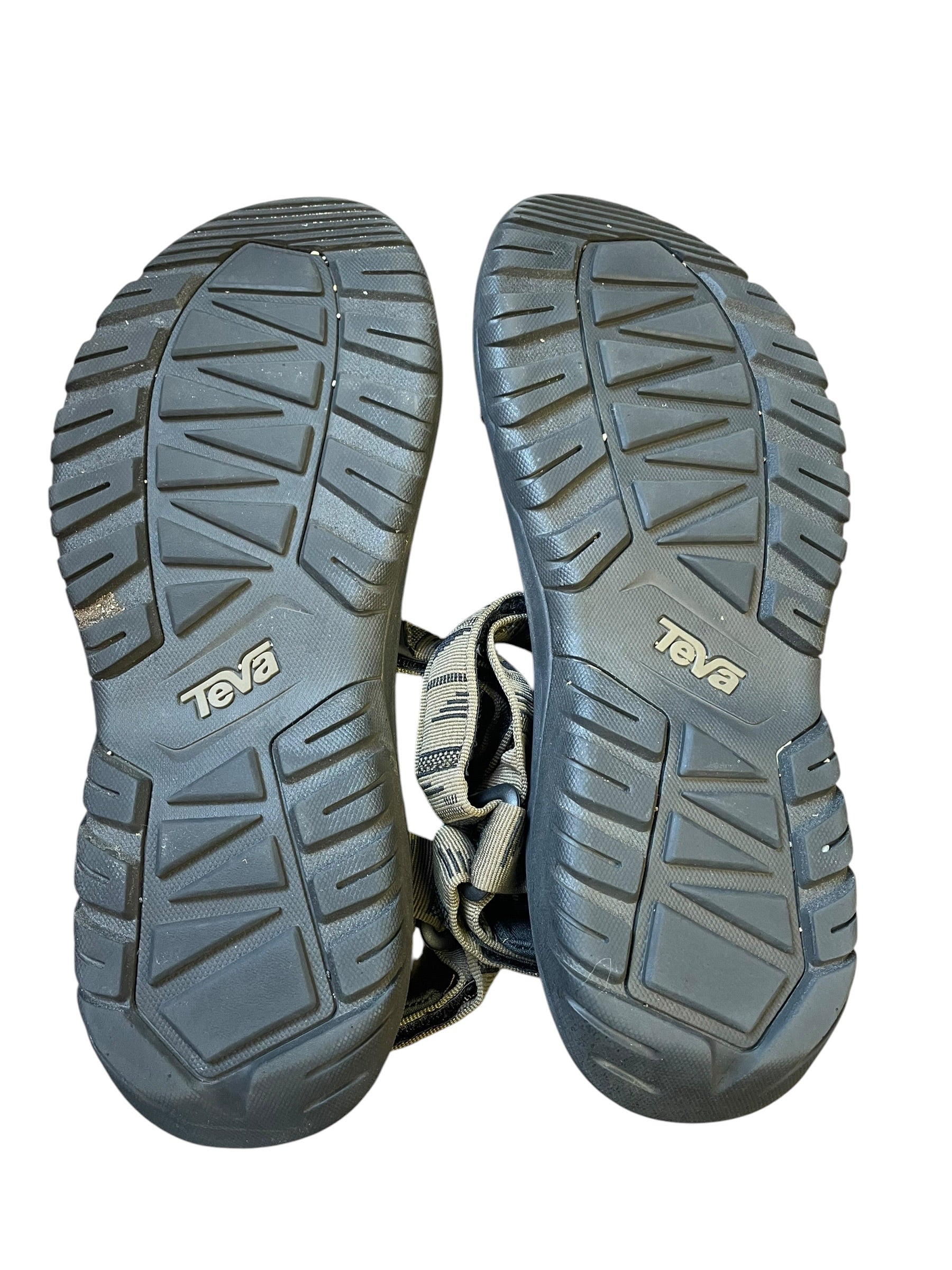 Teva Men's Hurricane Olive and Black Outdoor Sandals (12)