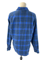Patagonia Women's Flannel Shirt Blue (XL)