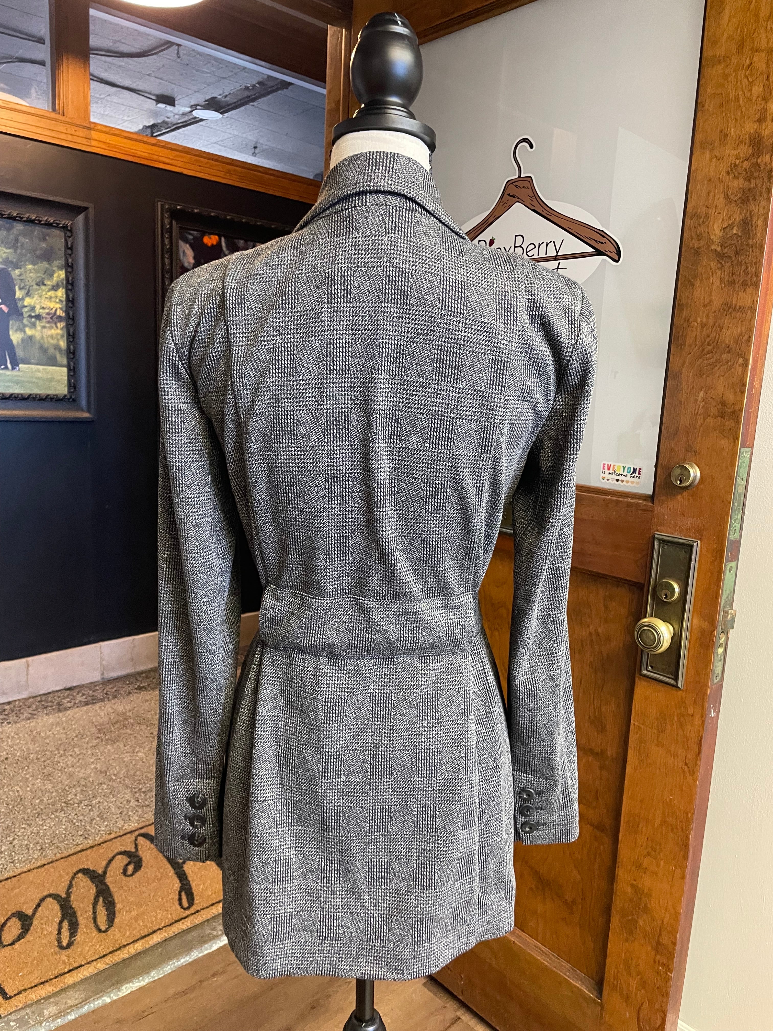 Cabi Bond Double Breasted Belted Blazer Jacket (S)