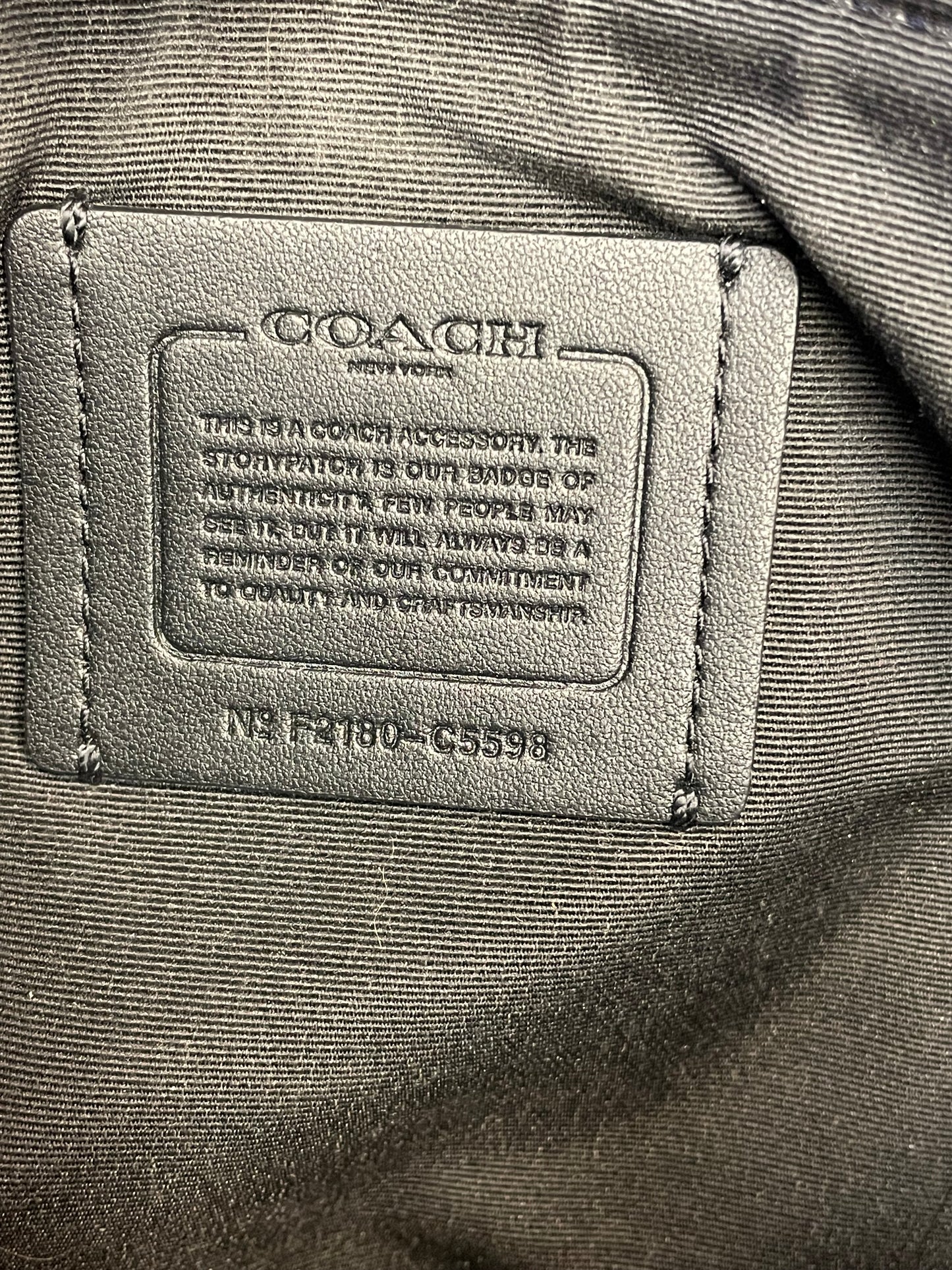 Coach Rowan File Leather Bag