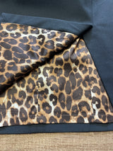 Express Studio Cheetah Print Lined Black Skirt (2)