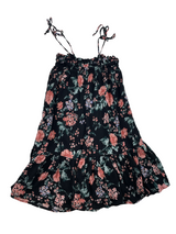 American Eagle Floral Ruched Bodice Midi Dress (S)