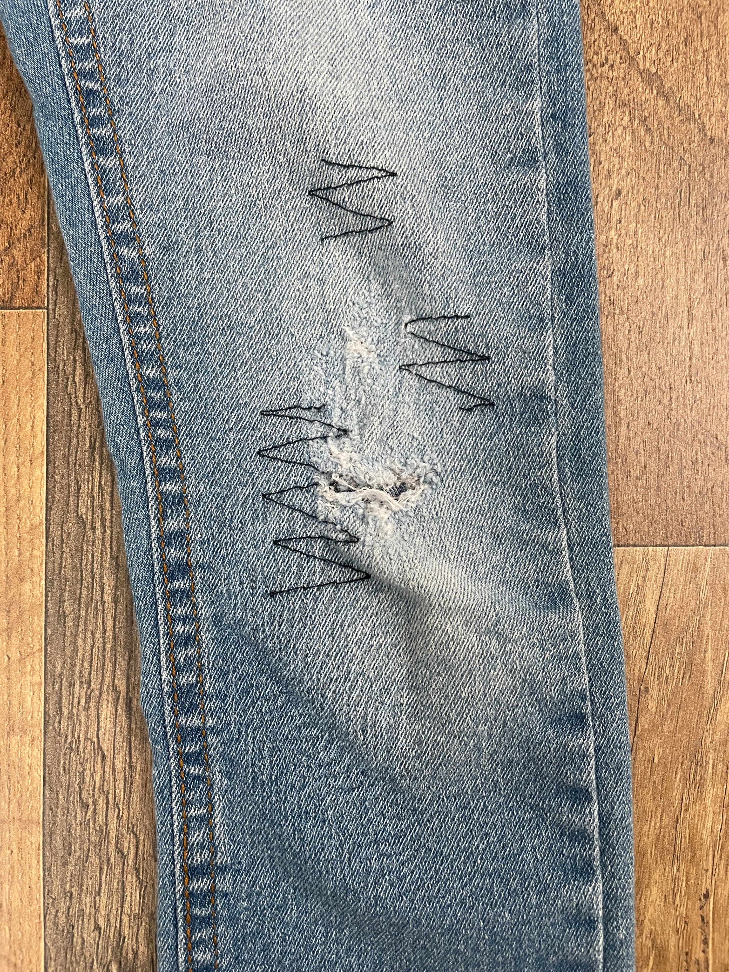 Wallflower Girls' Distressed Overalls (5/6)