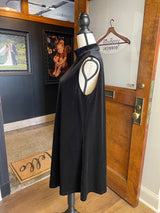 Agnes & Dora Velvet Mock Neck Tunic Dress (XL)