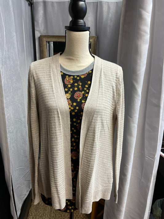 Old Navy Oatmeal Open Front Cardigan (YL)