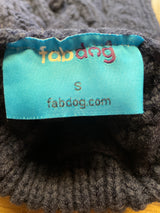 Fab Dog Navy Knit Dog Sweater