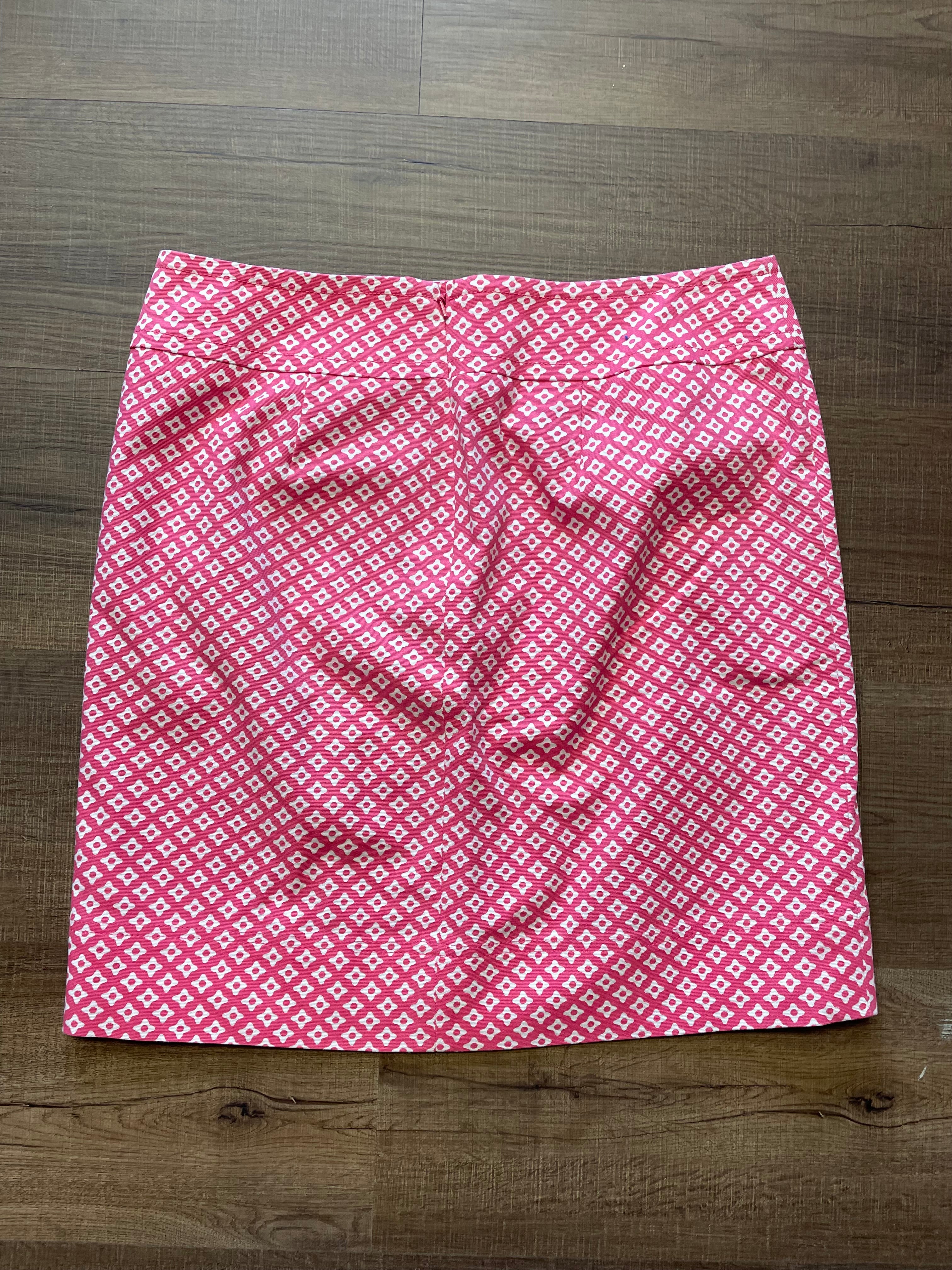 Talbots Women's Pink Lined Skirt (8)