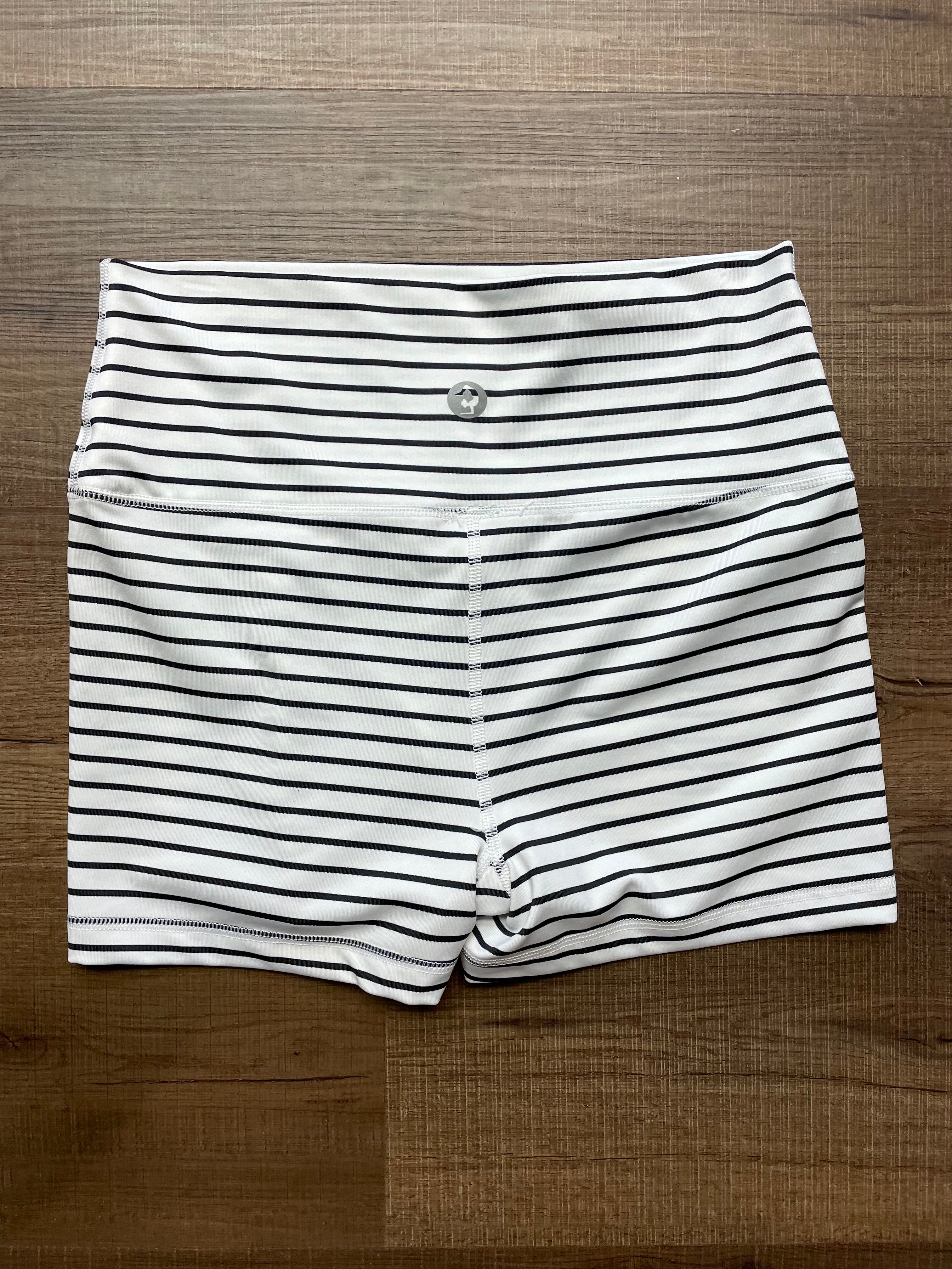 Scorpio Sol Striped Biking Shorts (S)