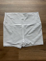 Scorpio Sol Striped Biking Shorts (S)